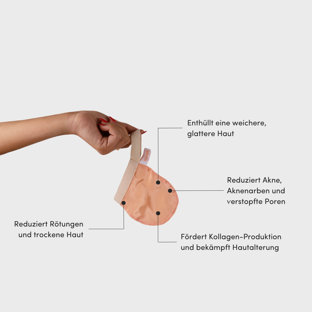 Seiden-Peelinghandschuh für das Gesicht | Glow Getter