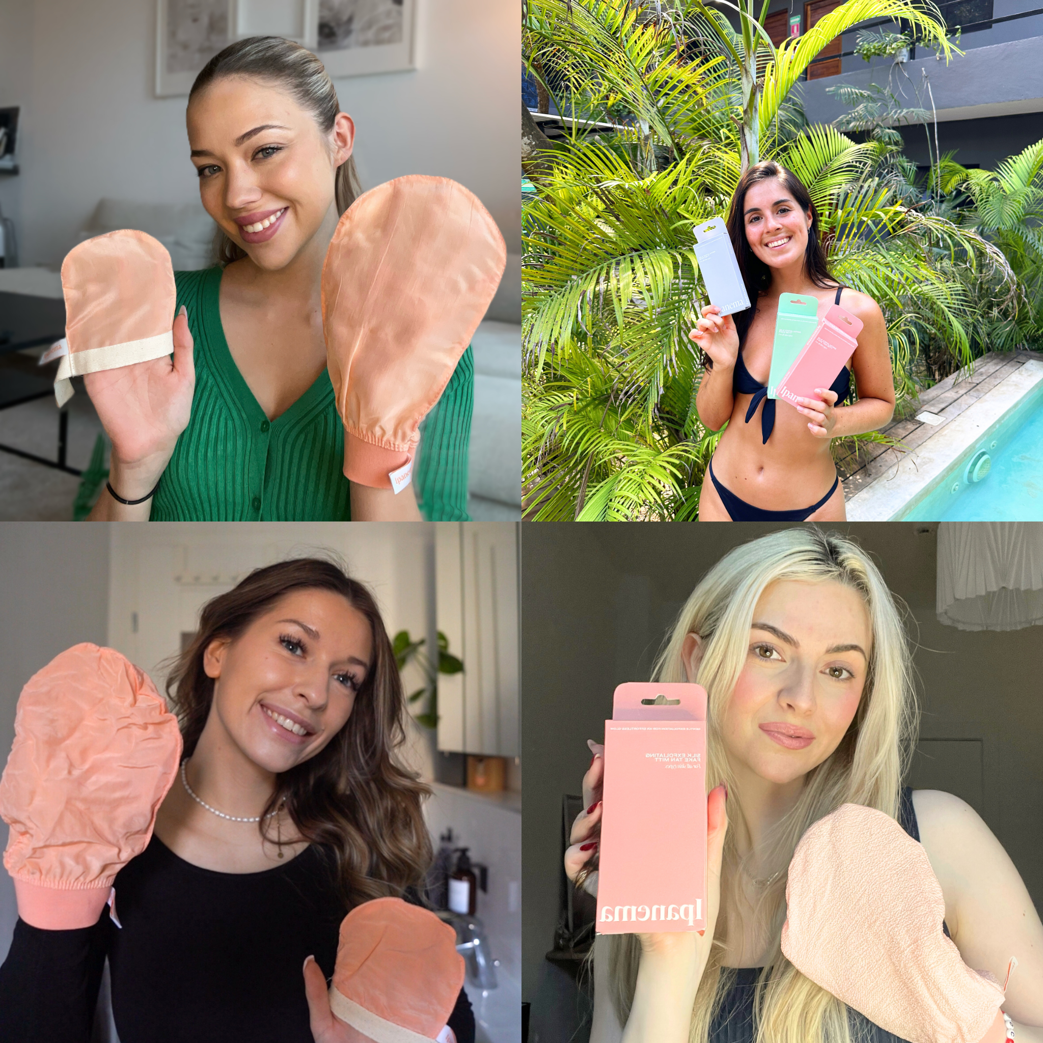 Seiden-Peelinghandschuh für den Körper | Glow Baby Glow