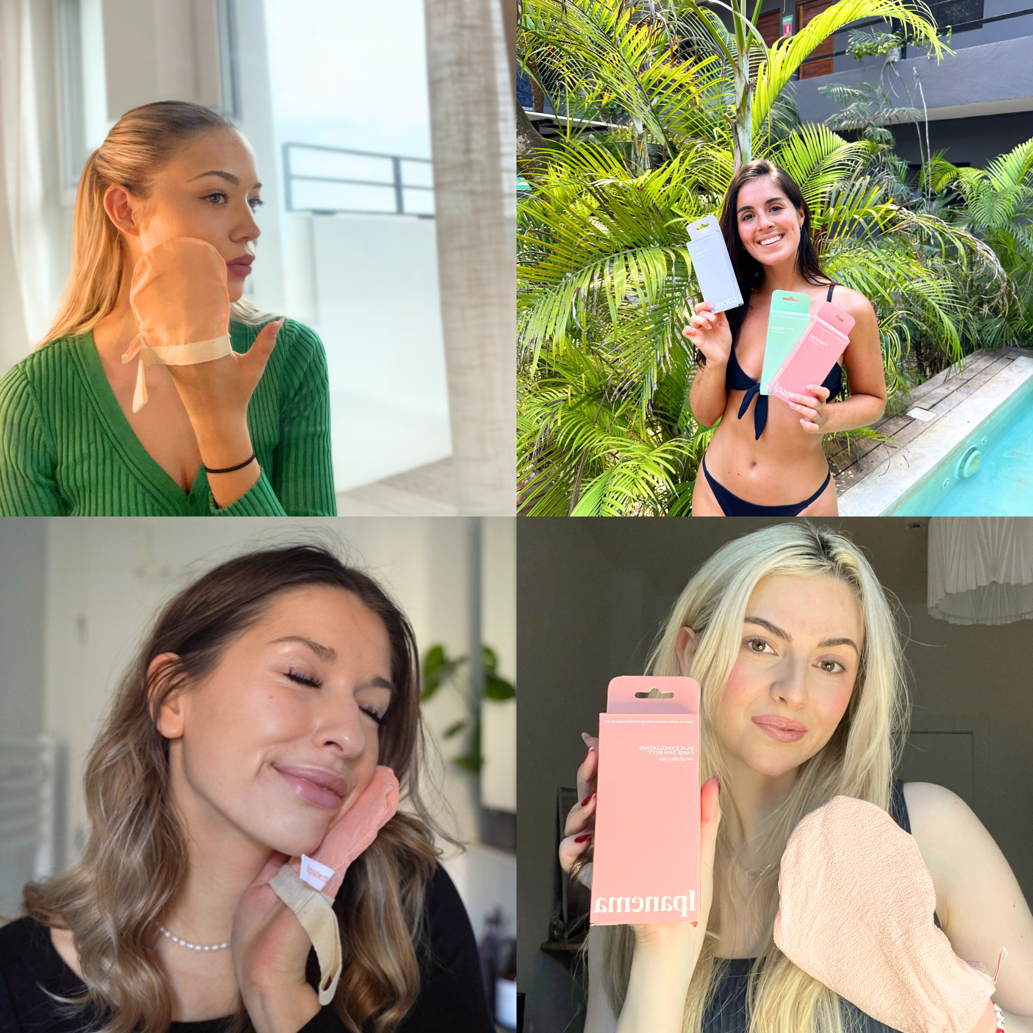 Seiden-Peelinghandschuh für das Gesicht | Glow Getter